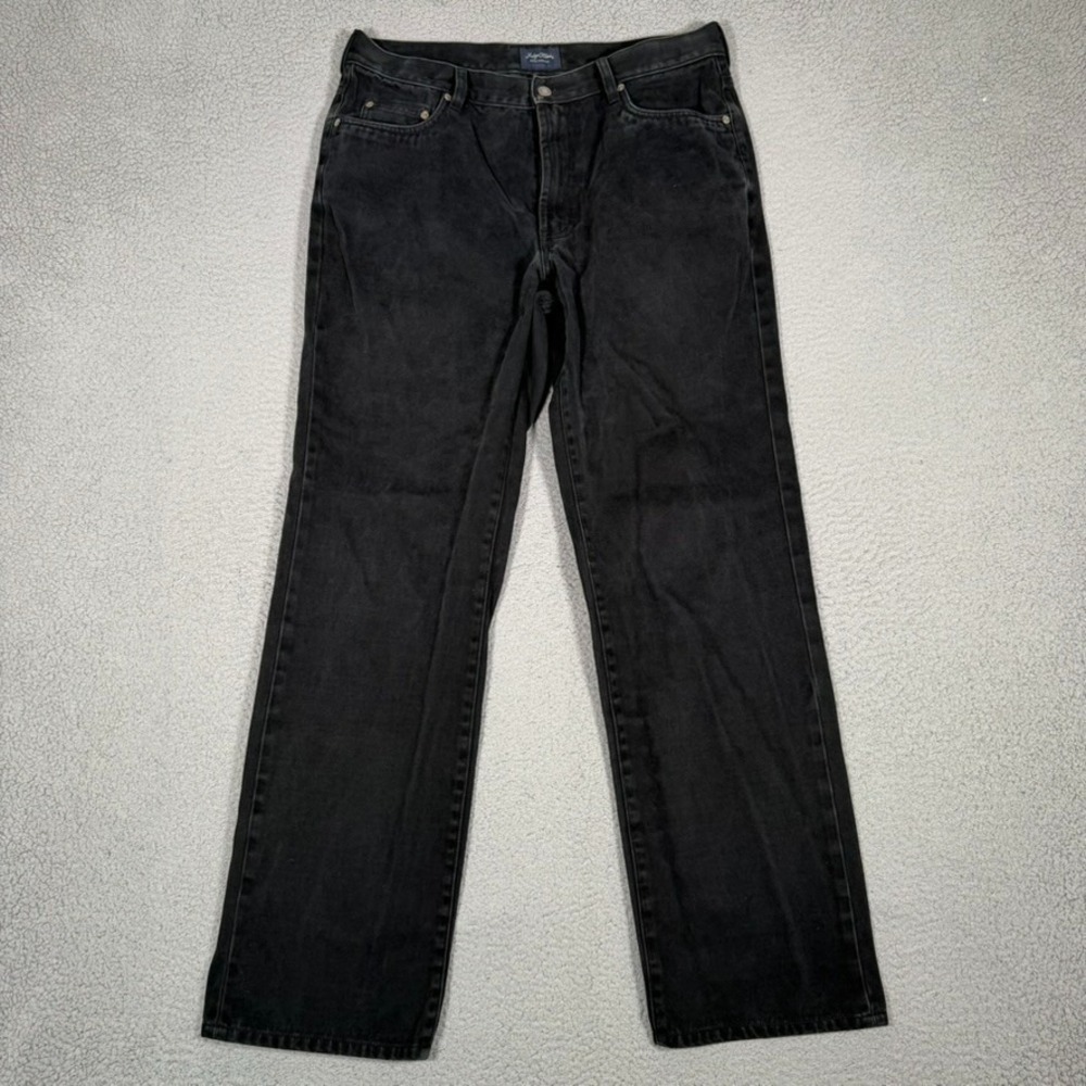 Indigo Palms Jeans Mens 36x34 Black Classic Fit Straight 5 Pocket Casual Preppy